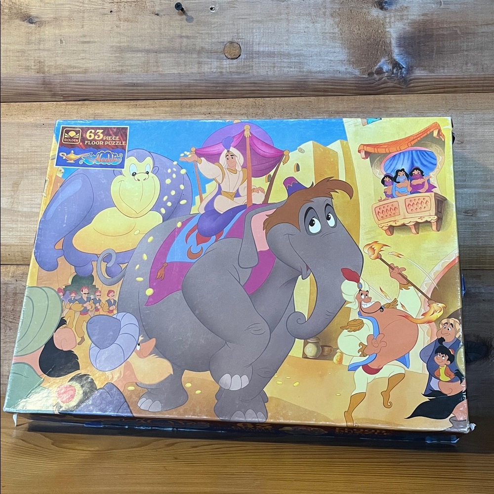 Aladdin Floor Puzzle, 22x17, 63 Pieces